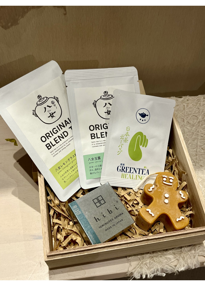 日本茶の盒 • Christmas Wooden Box Set A