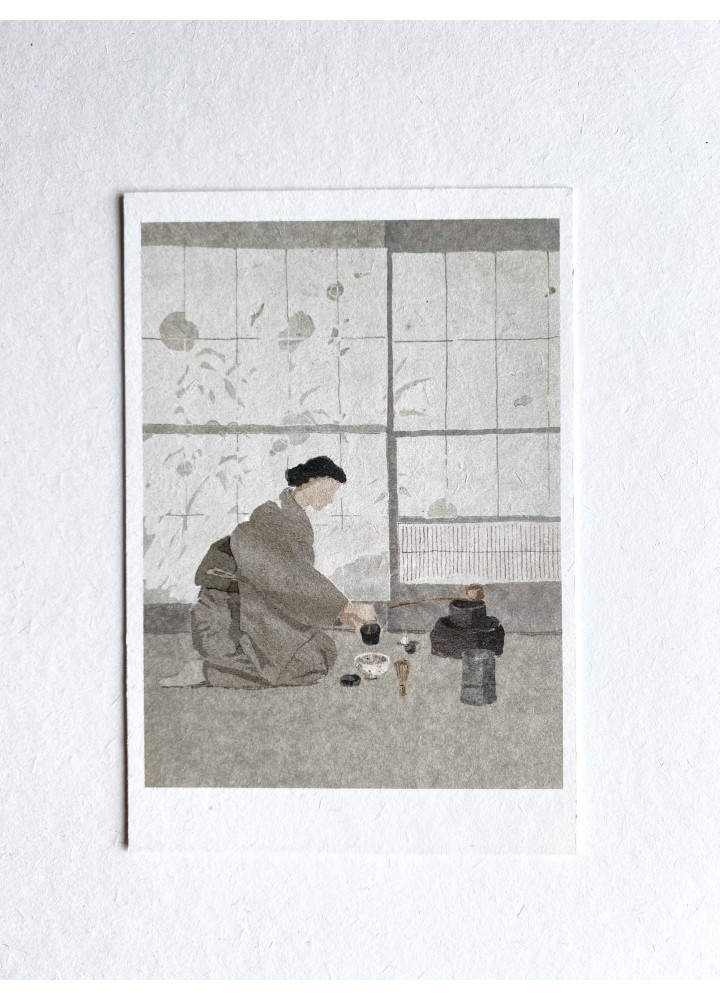 京の旅系列明信片 •  茶 • 嚐