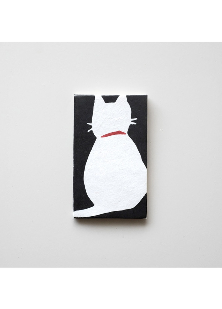 羅工房 • 和紙手摺封 • 猫之背
