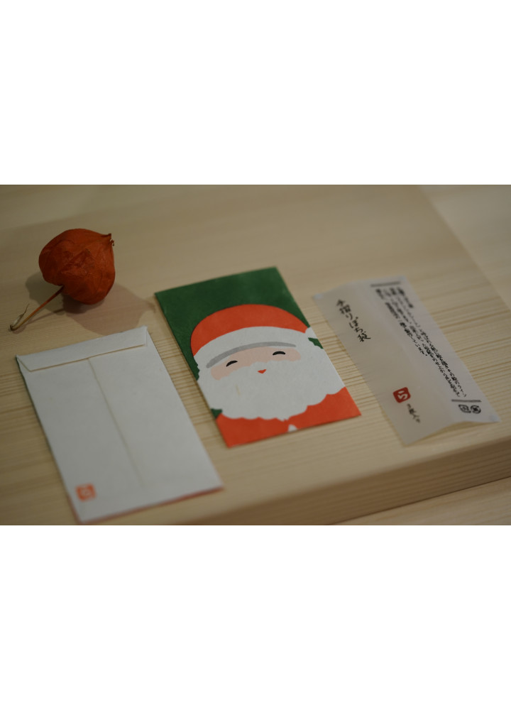 羅工房 • 和紙手摺封 • 聖誕老人